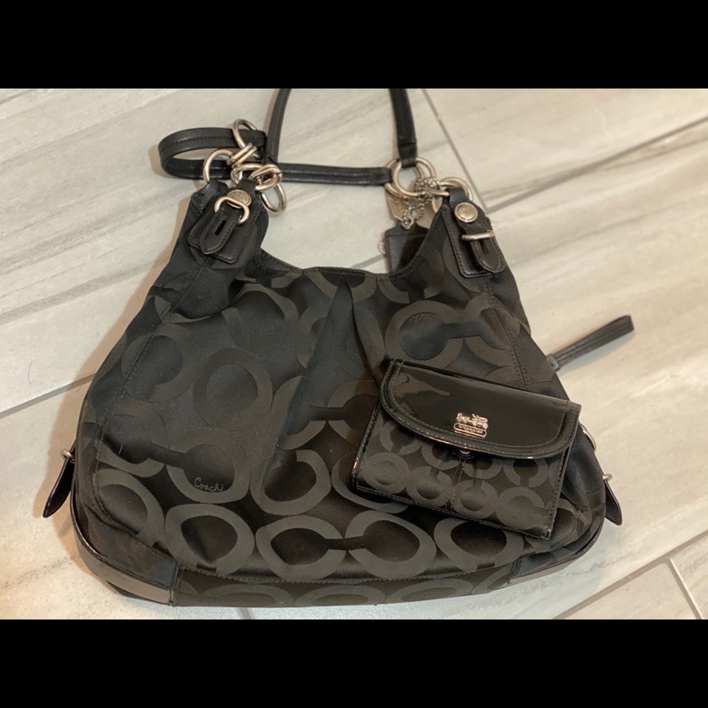 Coach purse with wallet